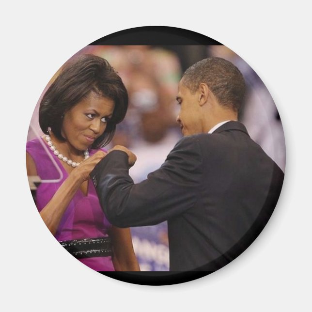Barack & Michelle Obama Magnet (Framsidan)