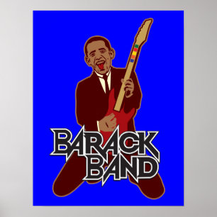 Barack musikbandtryck poster