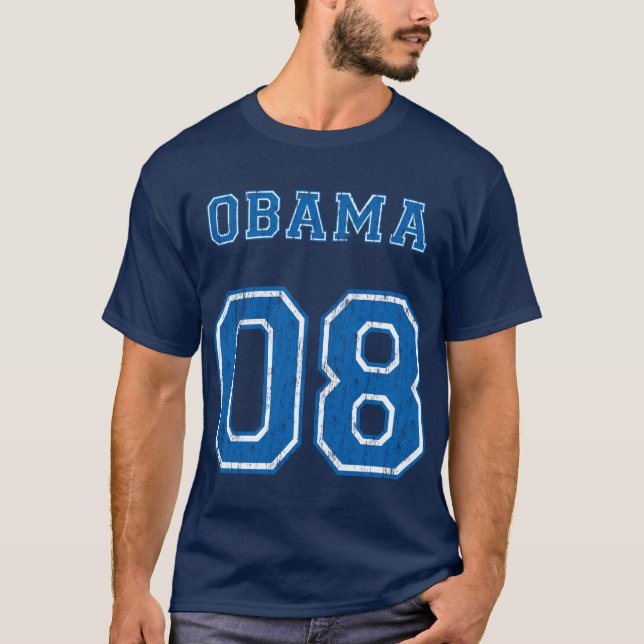 Barack Obama '08 T-tröja T Shirt (Framsida)