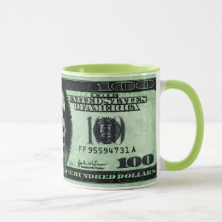 Barack Obama 100 dollar Bill Mugg