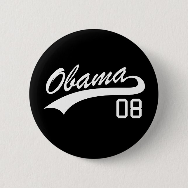 Barack Obama 2008 Jersey Button Knapp (Framsida)