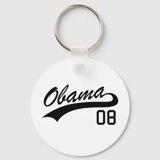 Barack Obama 2008 Jersey Keychain Nyckelring (Framsida)