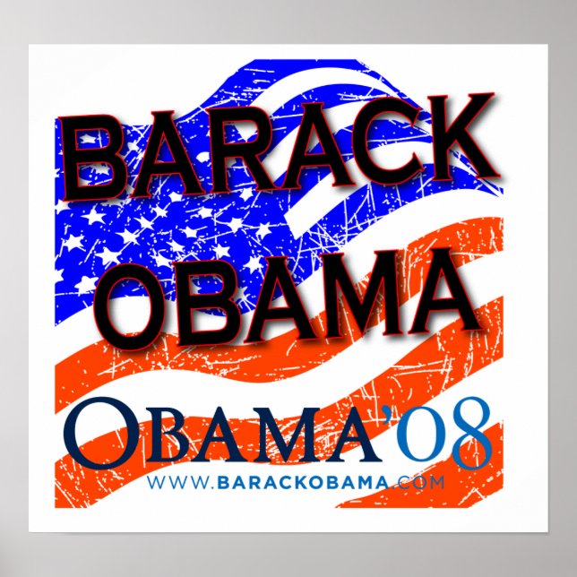 BARACK OBAMA 2008 POSTER (Framsidan)
