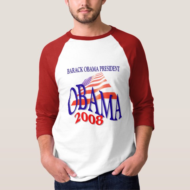 Barack Obama 2008 T-shirt (Framsida)