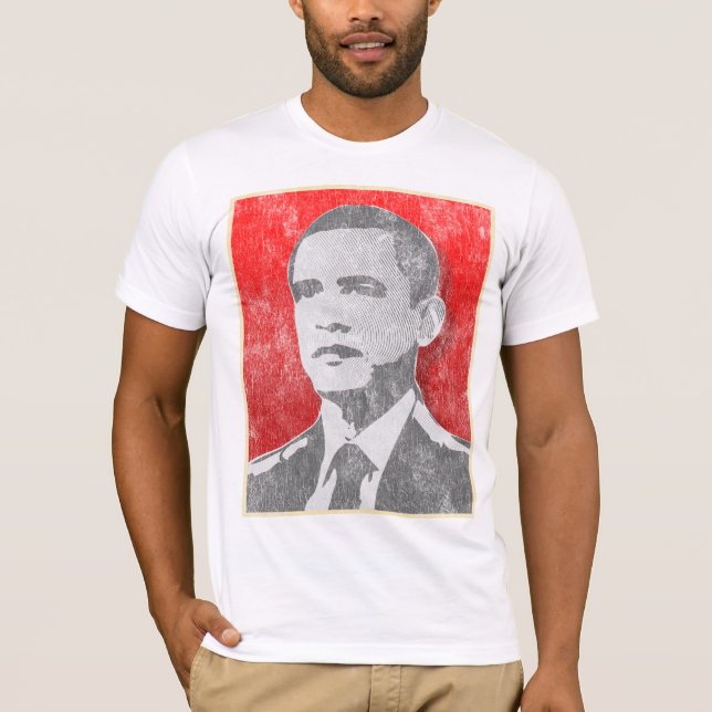 Barack Obama 2008 T Shirt (Framsida)