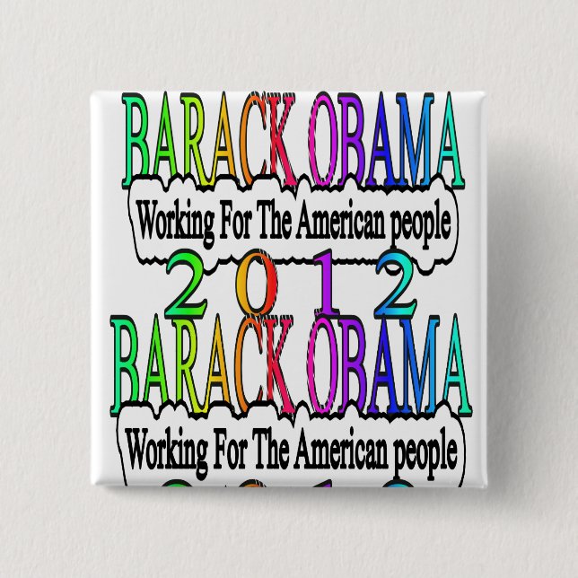 BARACK OBAMA 2012 KNAPP (Framsida)