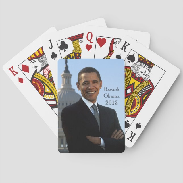 Barack Obama 2012 Spel Kort (Baksidan)