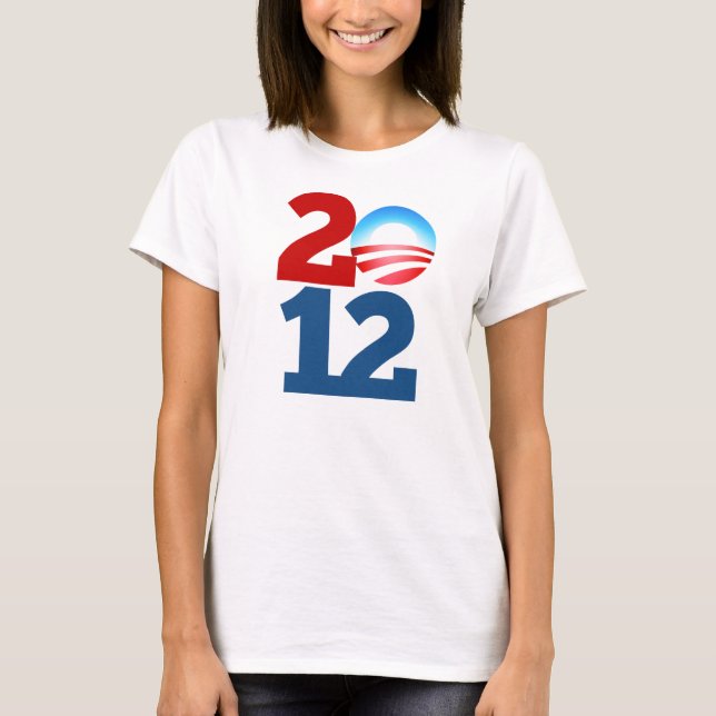 Barack Obama 2012 Tee (Framsida)