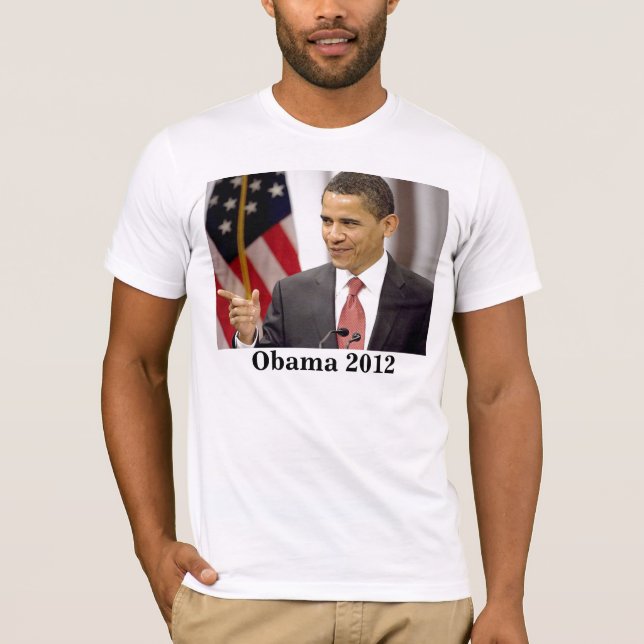 Barack Obama 2012 Tee Shirt (Framsida)