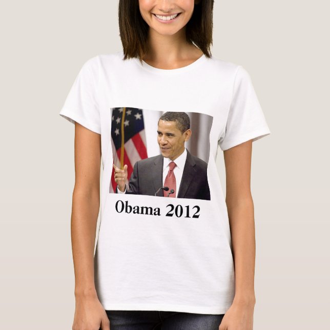 Barack Obama 2012 Tee Shirt (Framsida)