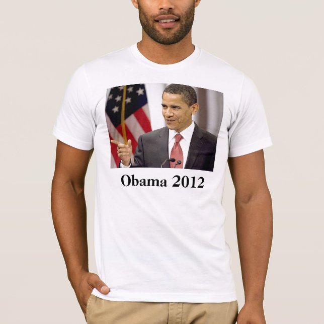 Barack Obama 2012 Tee Shirt (Framsida)