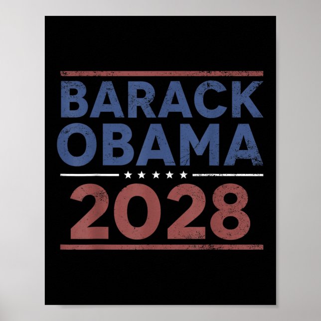 Barack Obama 2028 Poster (Framsidan)
