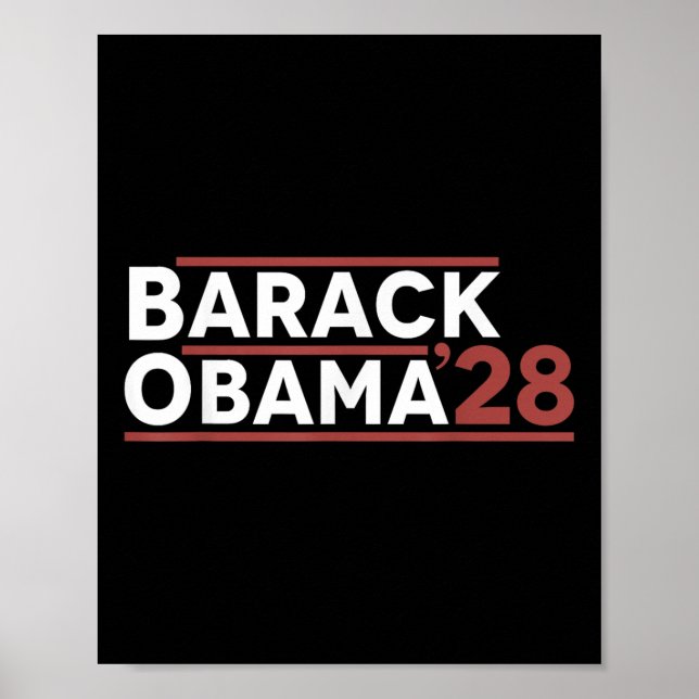Barack Obama 2028 Poster (Framsidan)