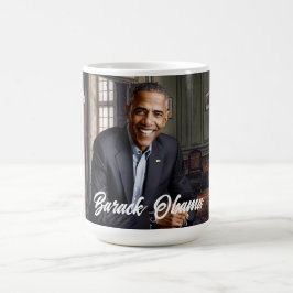 Barack Obama 44:e president Birthday Kaffemugg