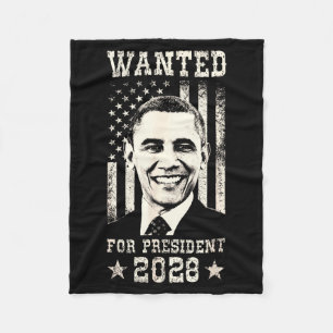 Barack Obama 44:e president önskas för 48:e presid Fleecefilt