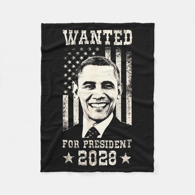 Barack Obama 44:e president önskas för 48:e presid Fleecefilt (Framsidan)