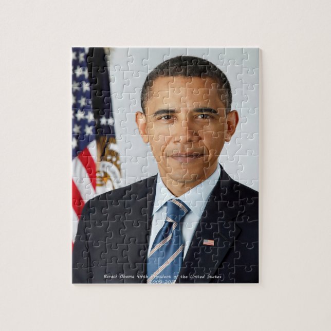 Barack Obama 44:e presidenten i Amerikas förenta s Pussel (Vertikal)