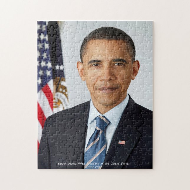 Barack Obama 44:e presidenten i Amerikas förenta s Pussel (Vertikal)