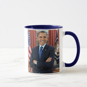 Barack Obama 44:e presidenten Mugg