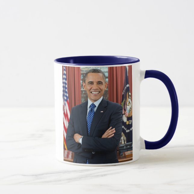 Barack Obama 44:e presidenten Mugg (Höger)