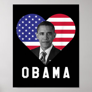 Barack Obama 44:e USA:s president I Kärlek Obama Poster