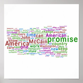 Barack Obama Acceptance Tal Poster