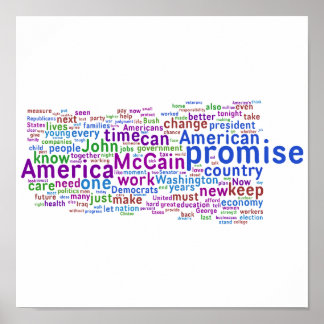 Barack Obama Acceptance Tal Poster