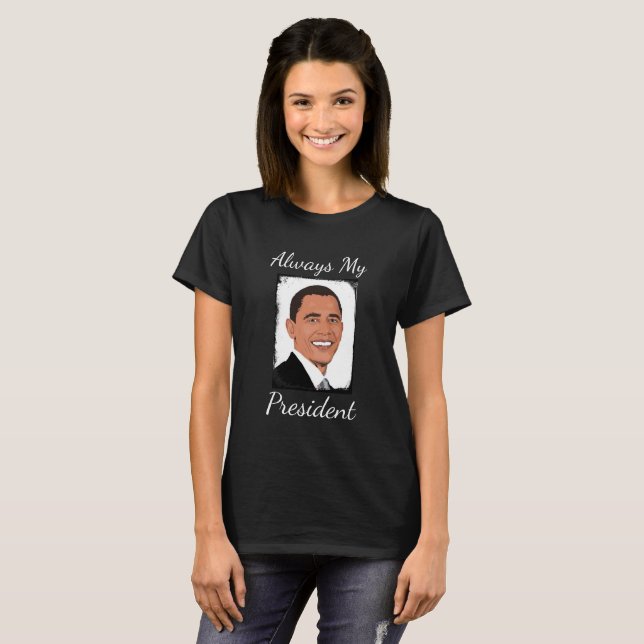 Barack Obama Alltid min president Shirt Tröja (Hel framsida)