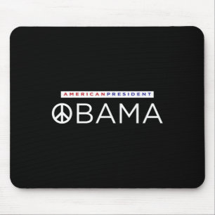 Barack Obama Amerikanska president Fredstecken Musmatta