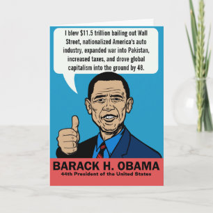 Barack Obama-Anpassade Card Kort