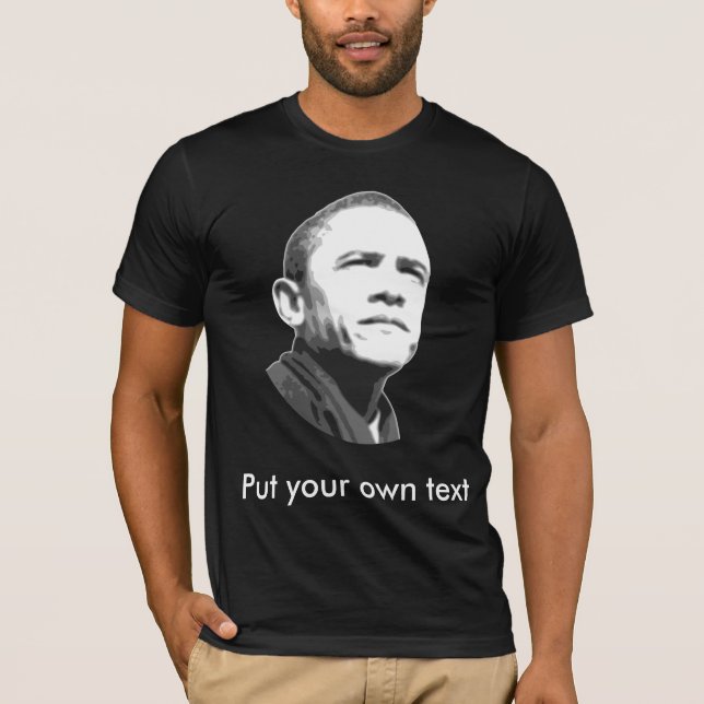 Barack Obama anpassade T Shirt (Framsida)