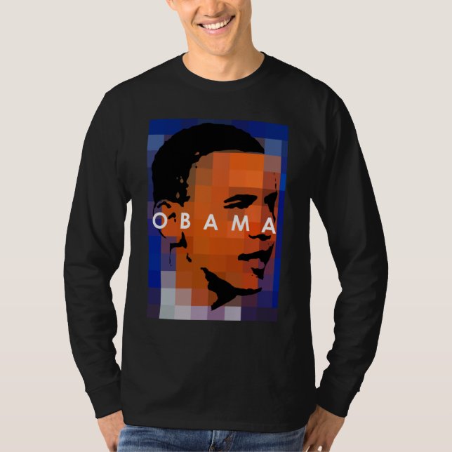 Barack Obama ansikte Tee (Framsida)