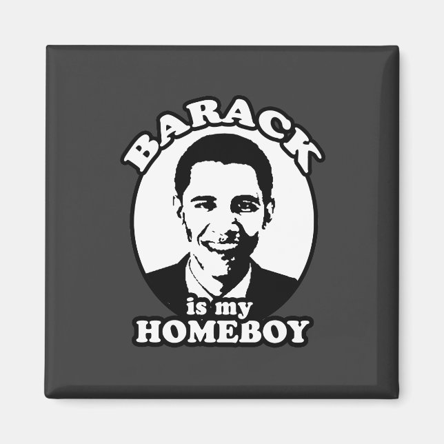 Barack Obama är min hempojke Magnet (Framsidan)