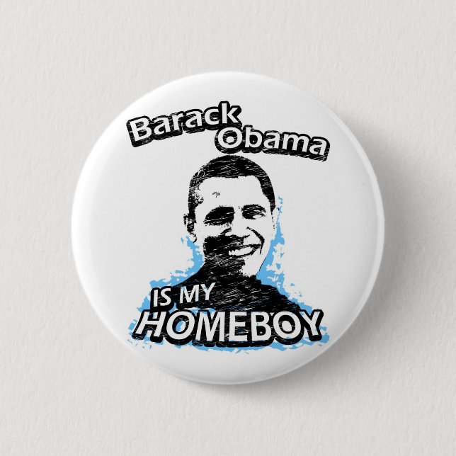 Barack Obama är min homeboy Knapp (Framsida)