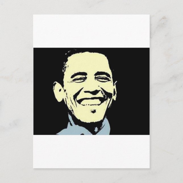 Barack Obama Art Postcard Vykort (Framsida)