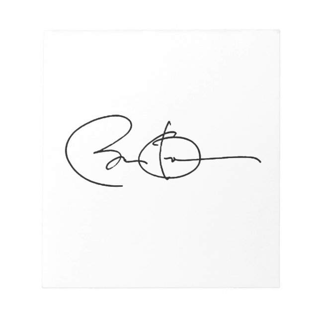 BARACK OBAMA AUTOGRAPH -.png Anteckningsblock (Framsida)
