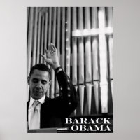 Barack Obama B&W