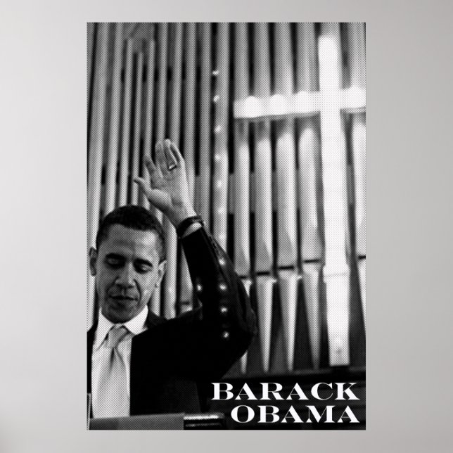 Barack Obama B&W Poster (Framsidan)