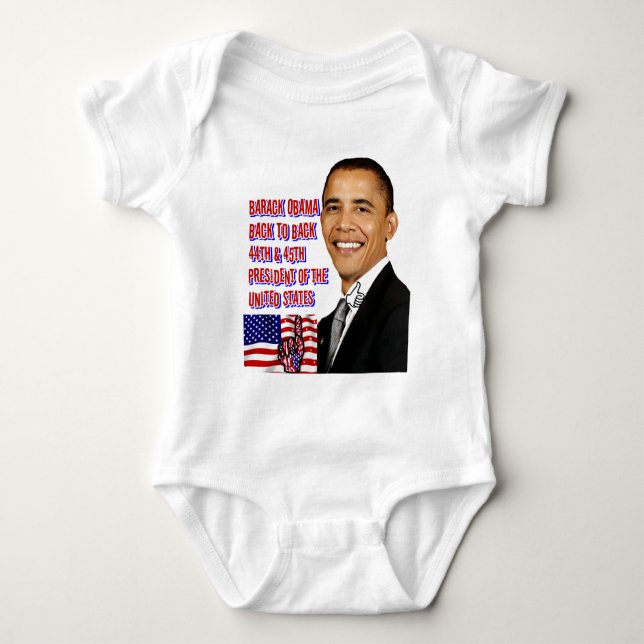 Barack Obama,Back To Back_ T-shirt (Framsida)