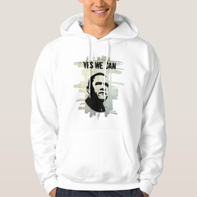 Barack Obama (båda sidor) huva Sweatshirt (Framsida)