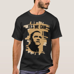 Barack Obama (båda sidor) stencilerar papp Tröja