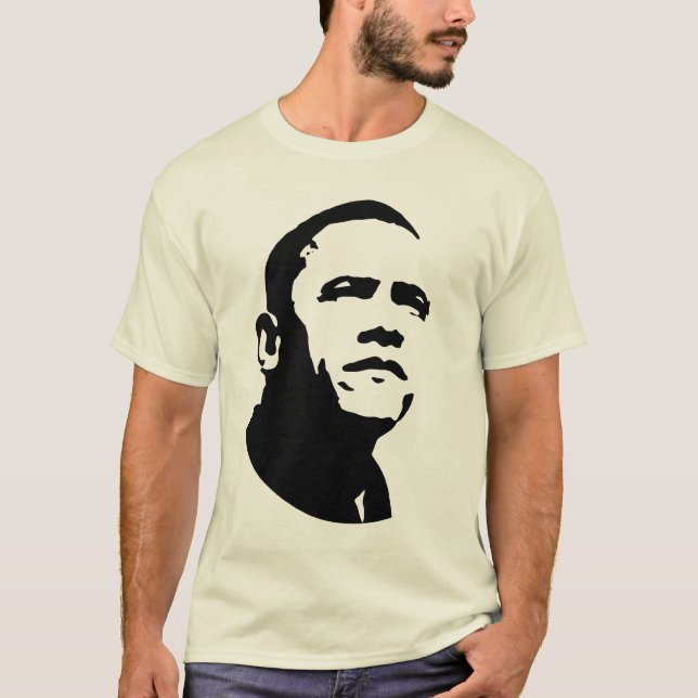 Barack Obama (båda sidor) Tee Shirt (Framsida)