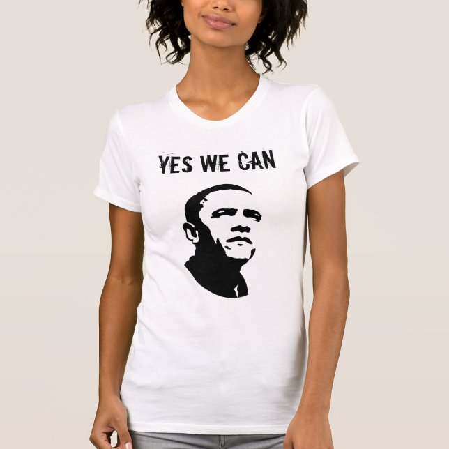 Barack Obama (båda skräddarsy sidor) - T-shirt (Framsida)