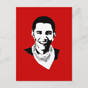 Barack Obama Bandana Vykort