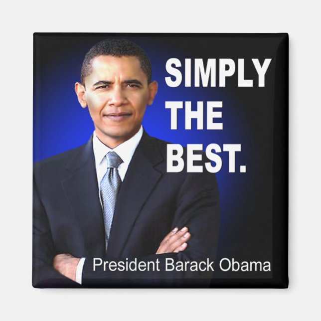 Barack Obama - bara det bästa magnet (Framsidan)