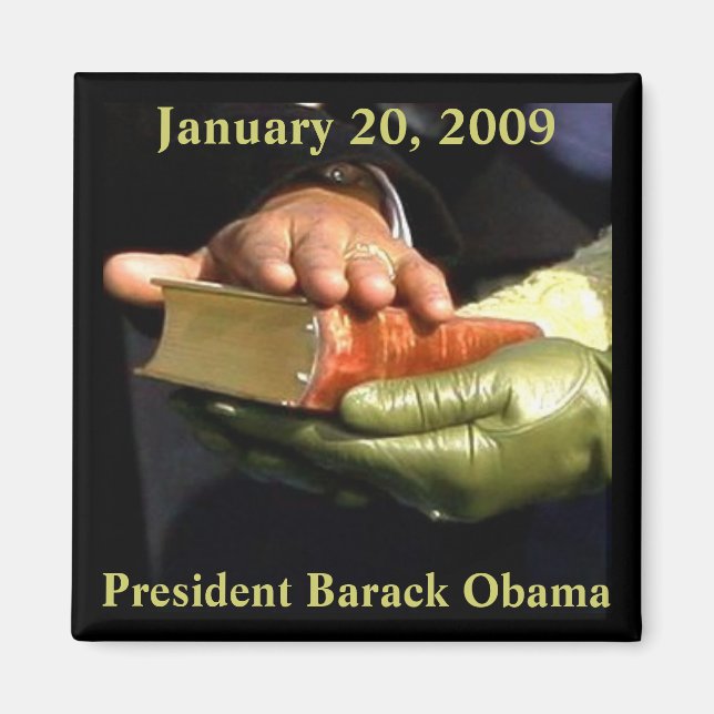 Barack Obama Bible souvenir Magnet (Framsidan)