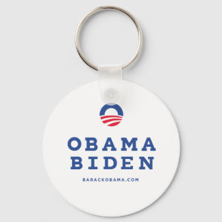 Barack Obama Biden 2012 with ’O’ Logotyp Nyckelring