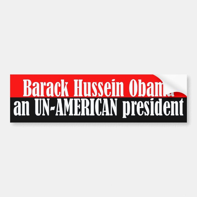 Barack Obama Bildekal (Framsidan)