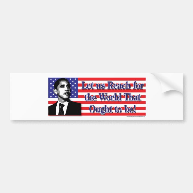 Barack Obama Bildekal (Framsidan)