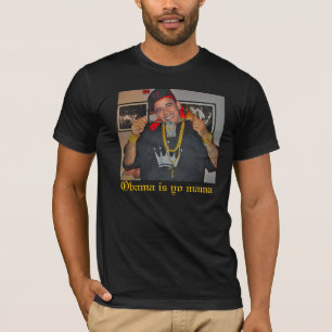 Barack-Obama-Bling-Bling-25322 Obama är yomamman Tee Shirt